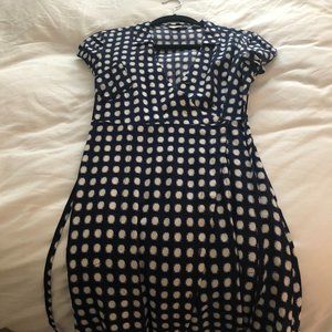 Blue & white Anthropologie dress